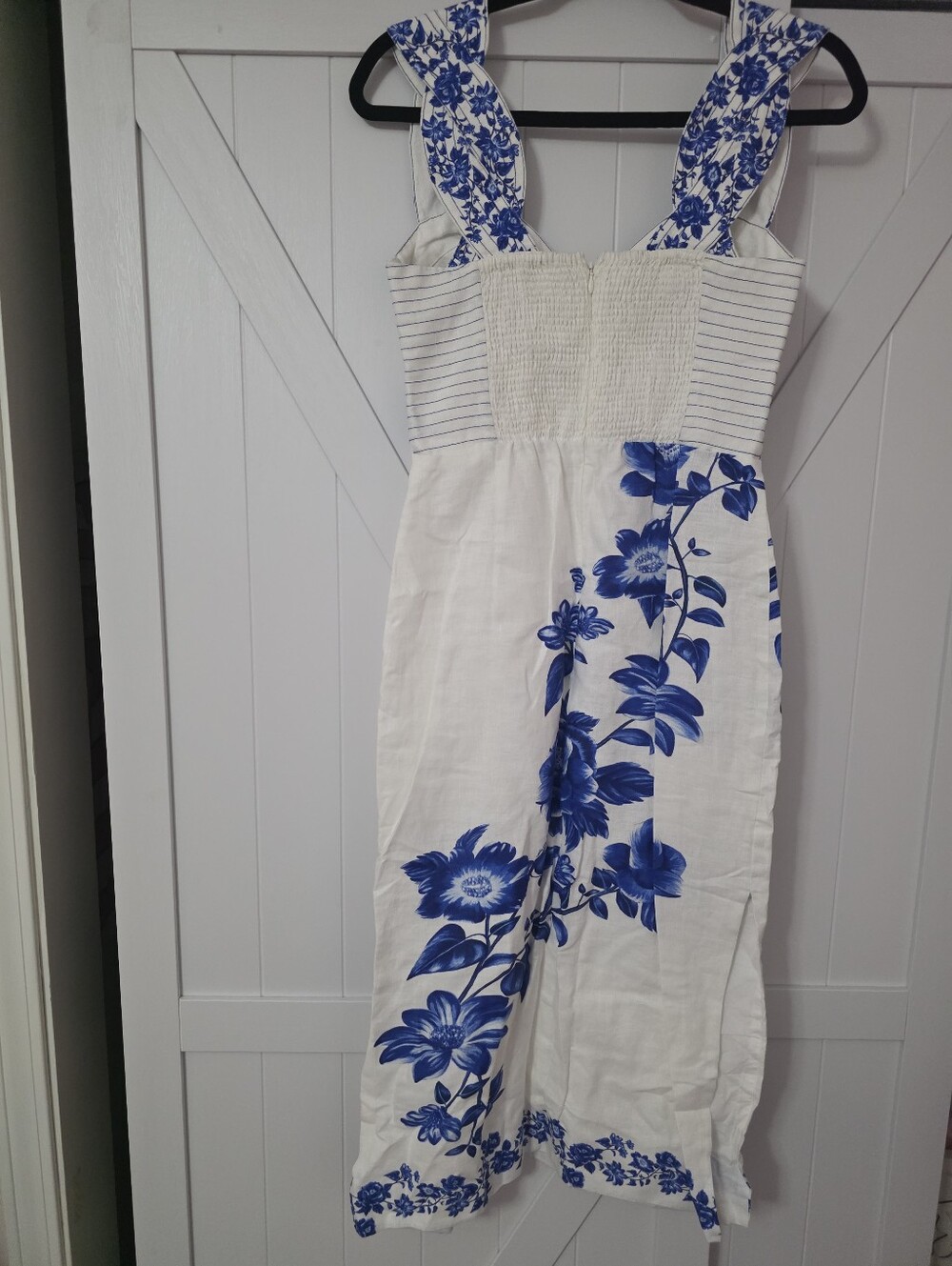 FARM Rio Casade Floral Linen Mididress - Picture 8 of 8